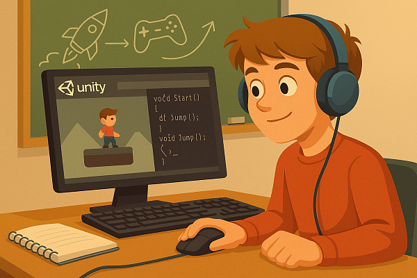 Может ли школьник начать изучать язык программирования Unity