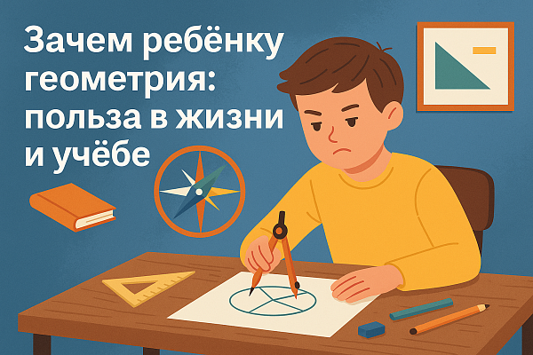 Зачем ребёнку геометрия: польза в жизни и учёбе