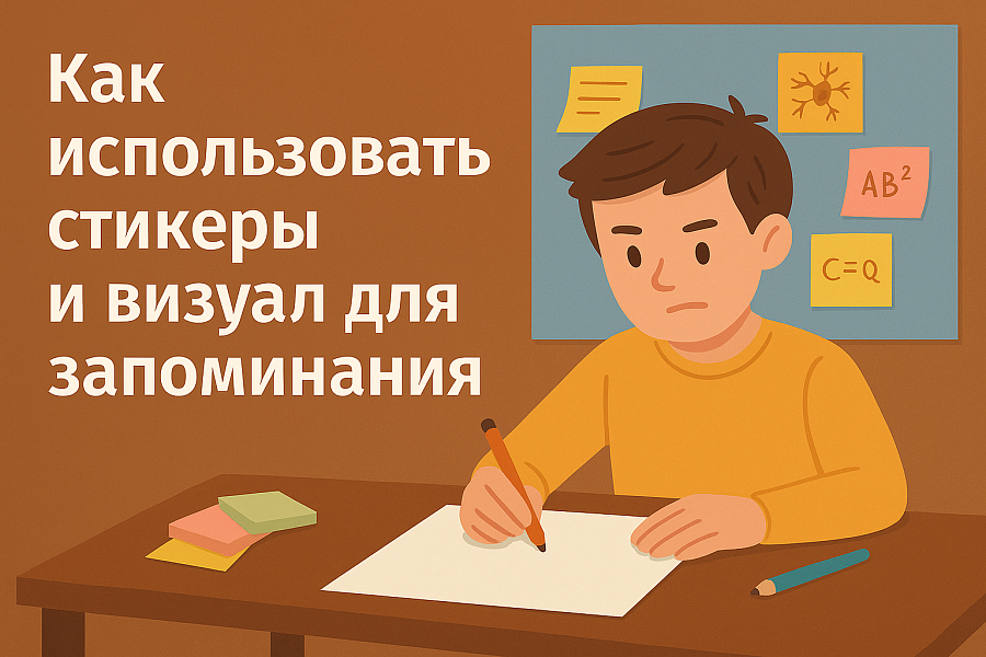 Как использовать стикеры и визуал для запоминания