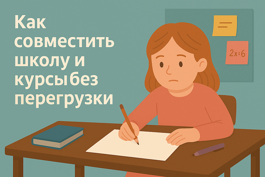 Как совместить школу и курсы без перегрузки: инструкция для родителей и школьников