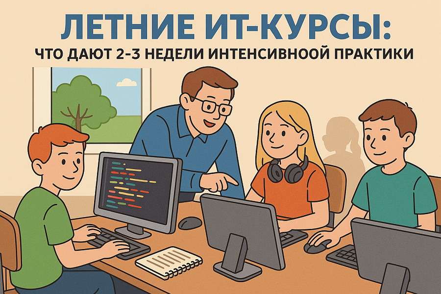 Летние ИТ-курсы: что дают 2–3 недели интенсивной практики