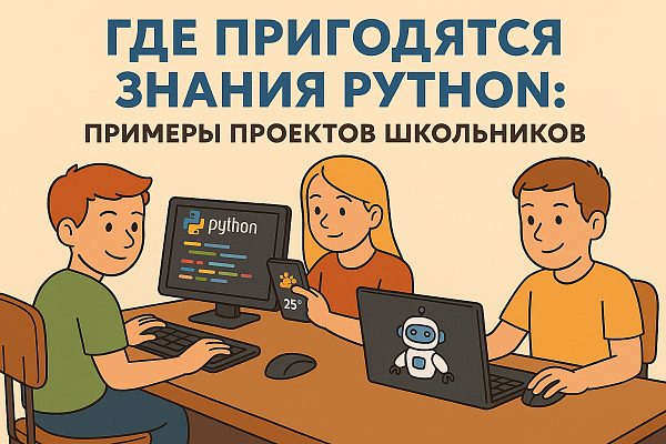 Где пригодятся знания Python: примеры проектов школьников