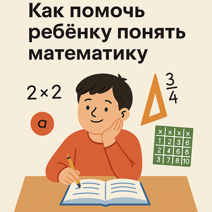 Как помочь ребёнку понять математику