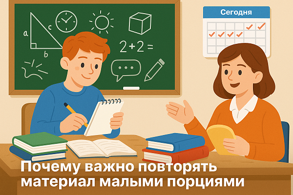 Почему важно повторять материал малыми порциями