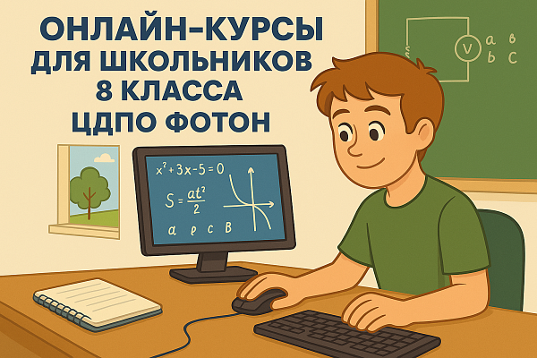Онлайн-курсы для школьников 8 класса ЦДПО ФОТОН