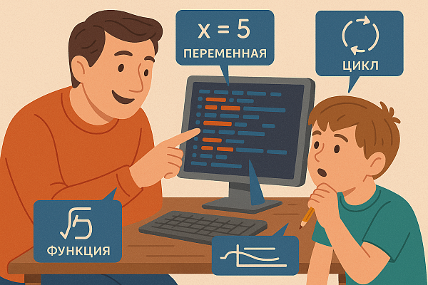 Как объяснить ребёнку, что такое переменные, циклы и функции