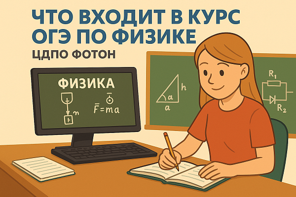Что входит в курс ОГЭ по физике ЦДПО ФОТОН
