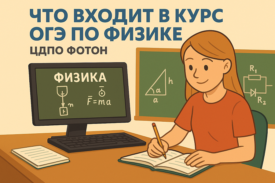 Что входит в курс ОГЭ по физике ЦДПО ФОТОН